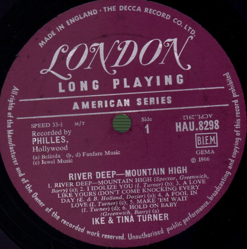 Ike And Tina Turner - River Deep Mountain High - Lp