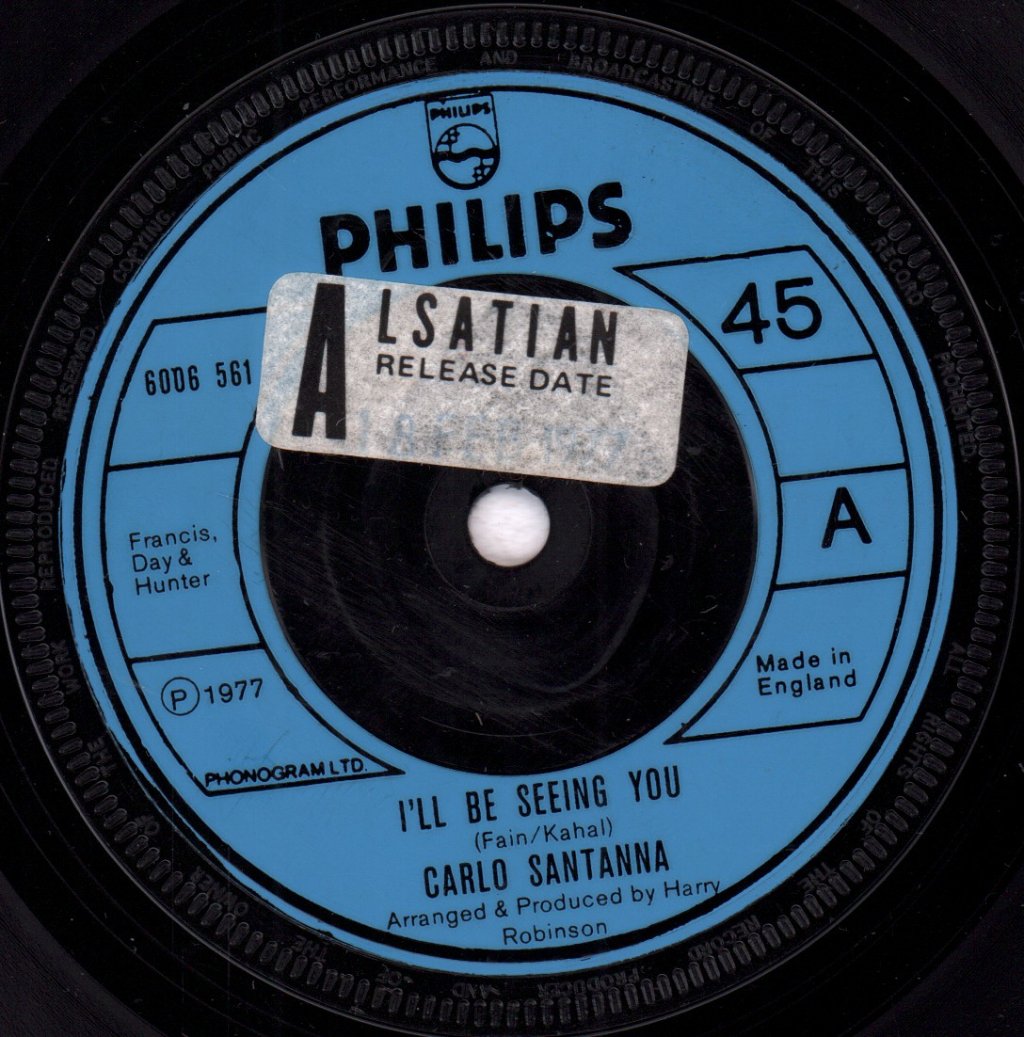 Carlo Santanna - I'll Be Seing You - 7 Inch