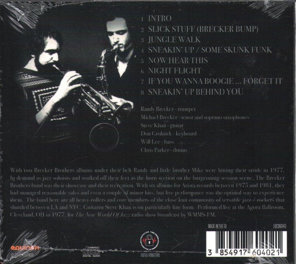 Brecker Brothers - Live In Cleveland 1977 - Cd