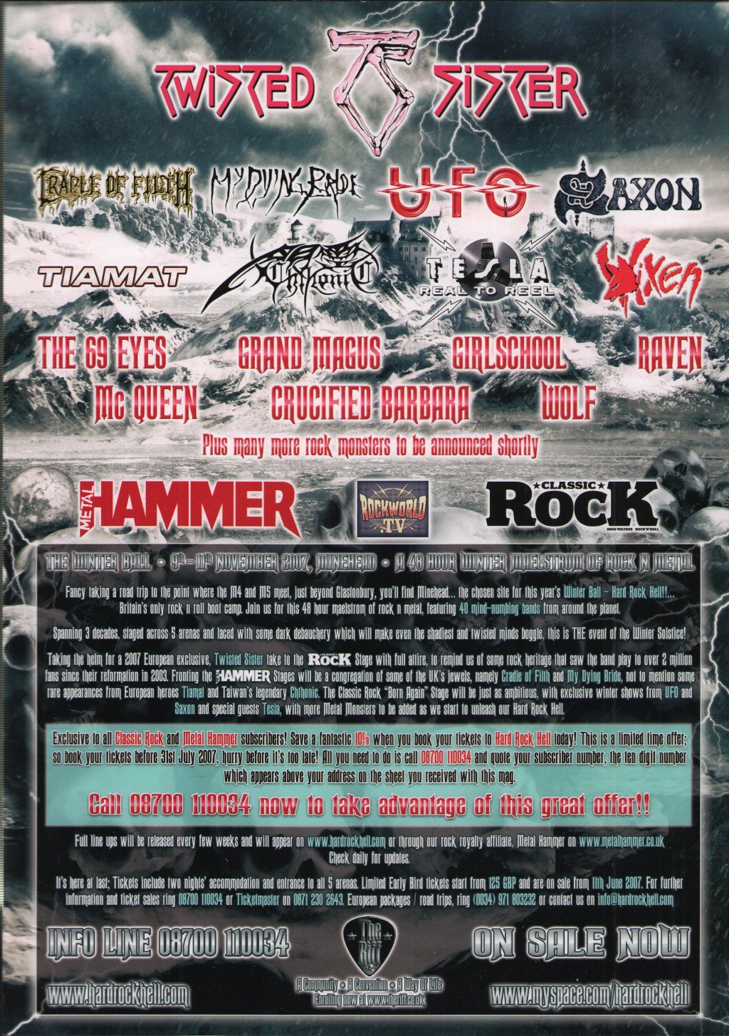 Hard Rock Hell - Winter Ball - Flyer