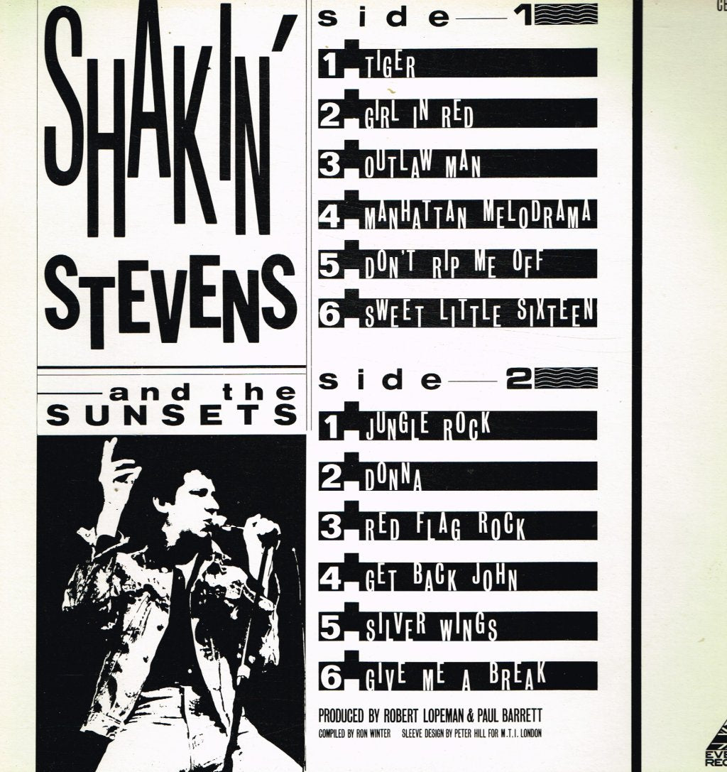 Shakin' Stevens And The Sunsets - Tiger - Lp