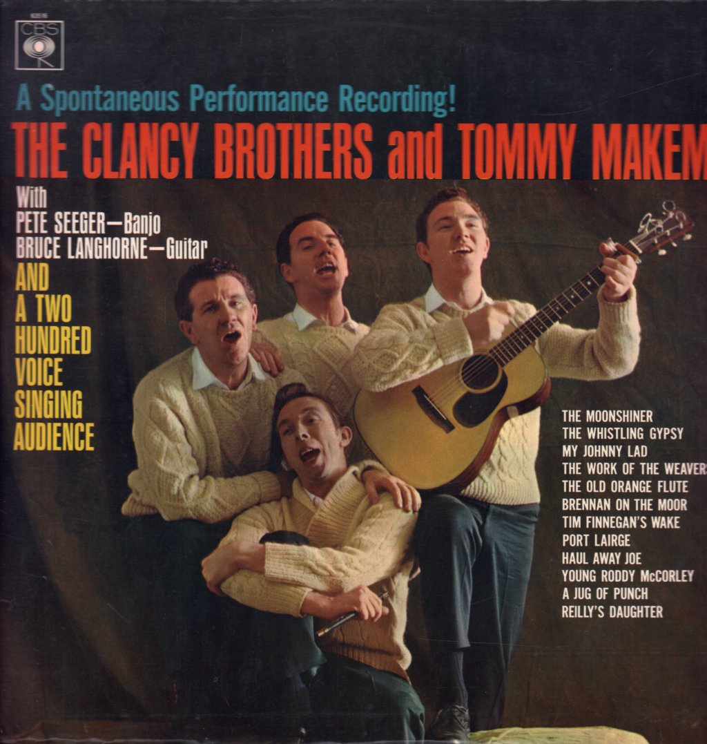 Clancy Brothers And Tommy Makem - A Spontaneous Performance - Lp