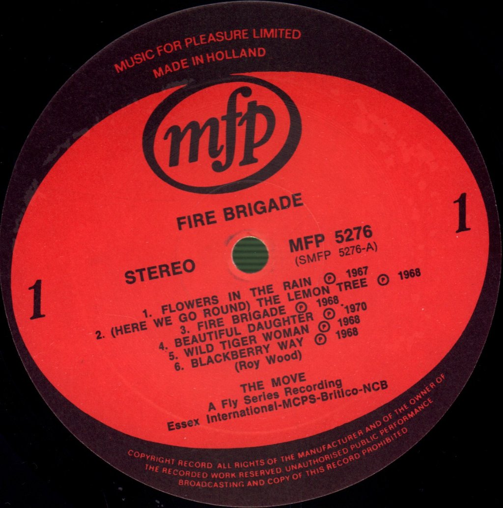 Move - Fire Brigade - Lp