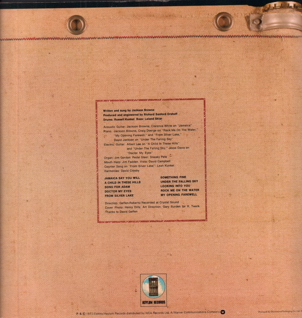 Jackson Browne - Saturate Before Using - Lp
