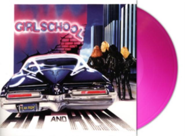 Girlschool - Hit and Run (Magenta Vinyl) - Lp