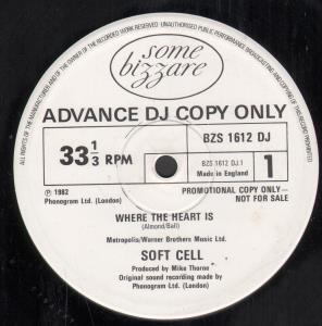 Soft Cell - Where The Heart Is - 12 Inch