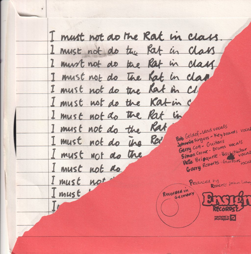 Boomtown Rats - Mary Of The 4Th Form - 7 Inch