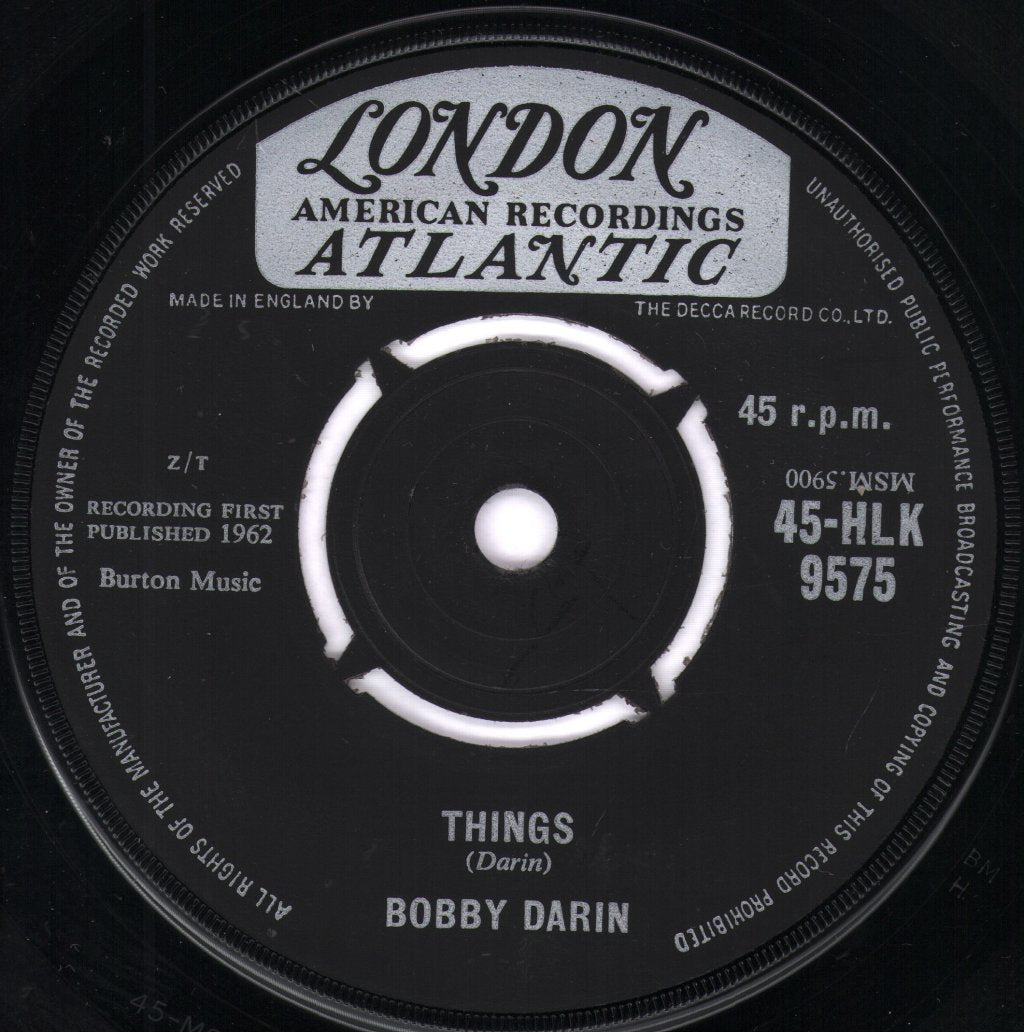 Bobby Darin - Things - 7 Inch