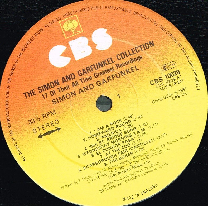 Simon And Garfunkel - Collection - Lp