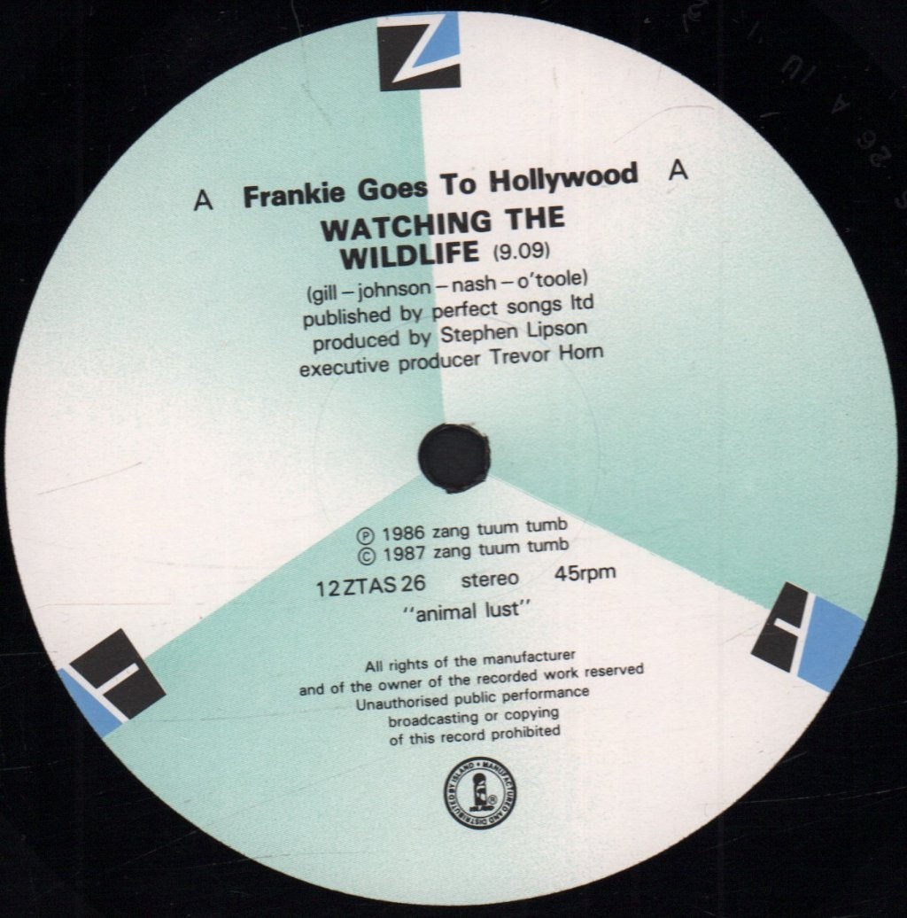 Frankie Goes To Hollywood - Watching The Wildlife - 12 Inch