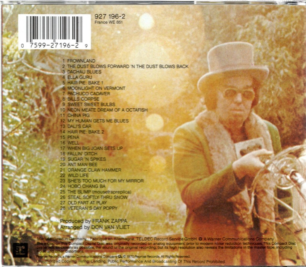 Captain Beefheart And His Magic Band - Trout Mask Replica - Cd