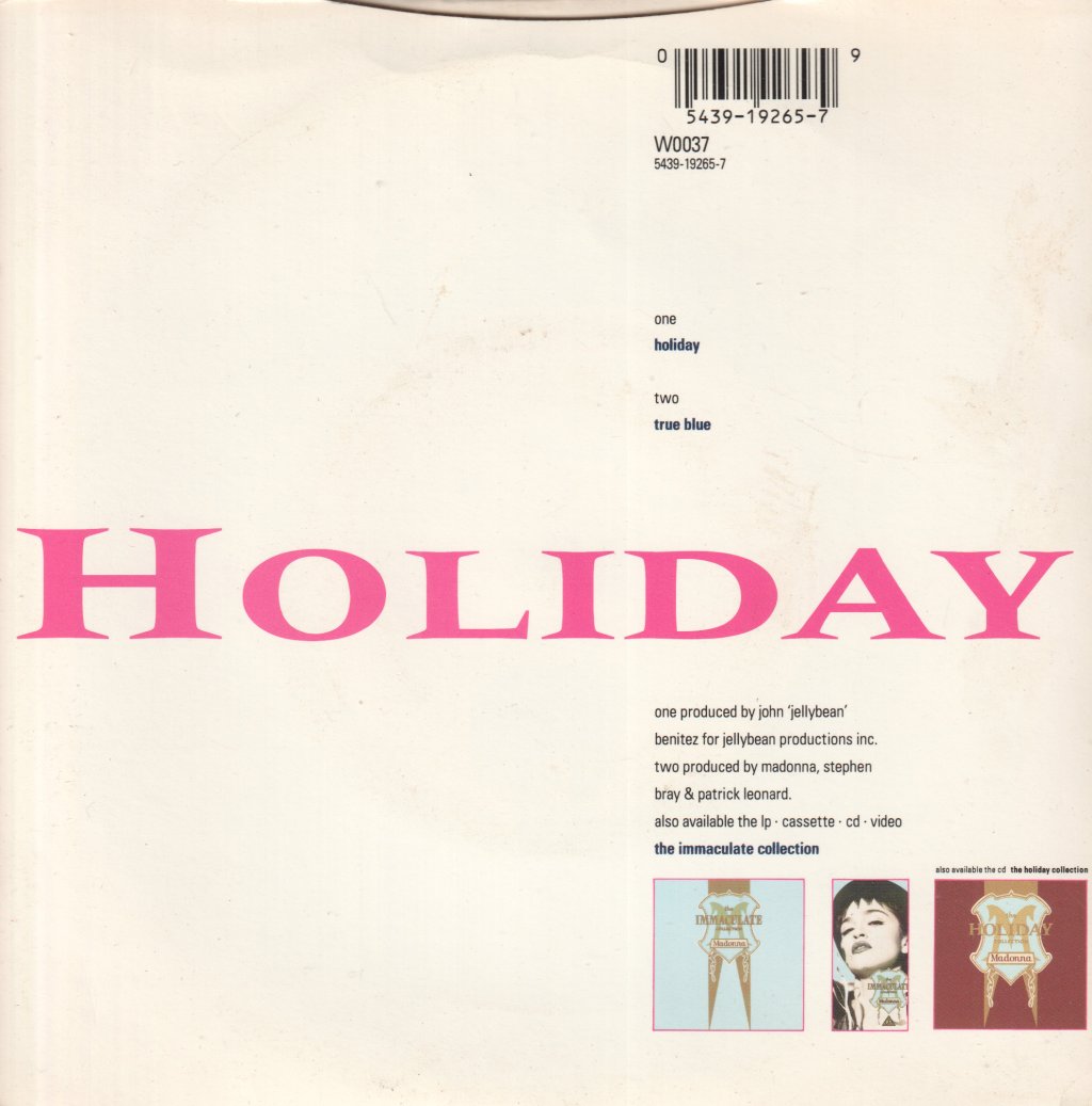 Madonna - Holiday - 7 Inch
