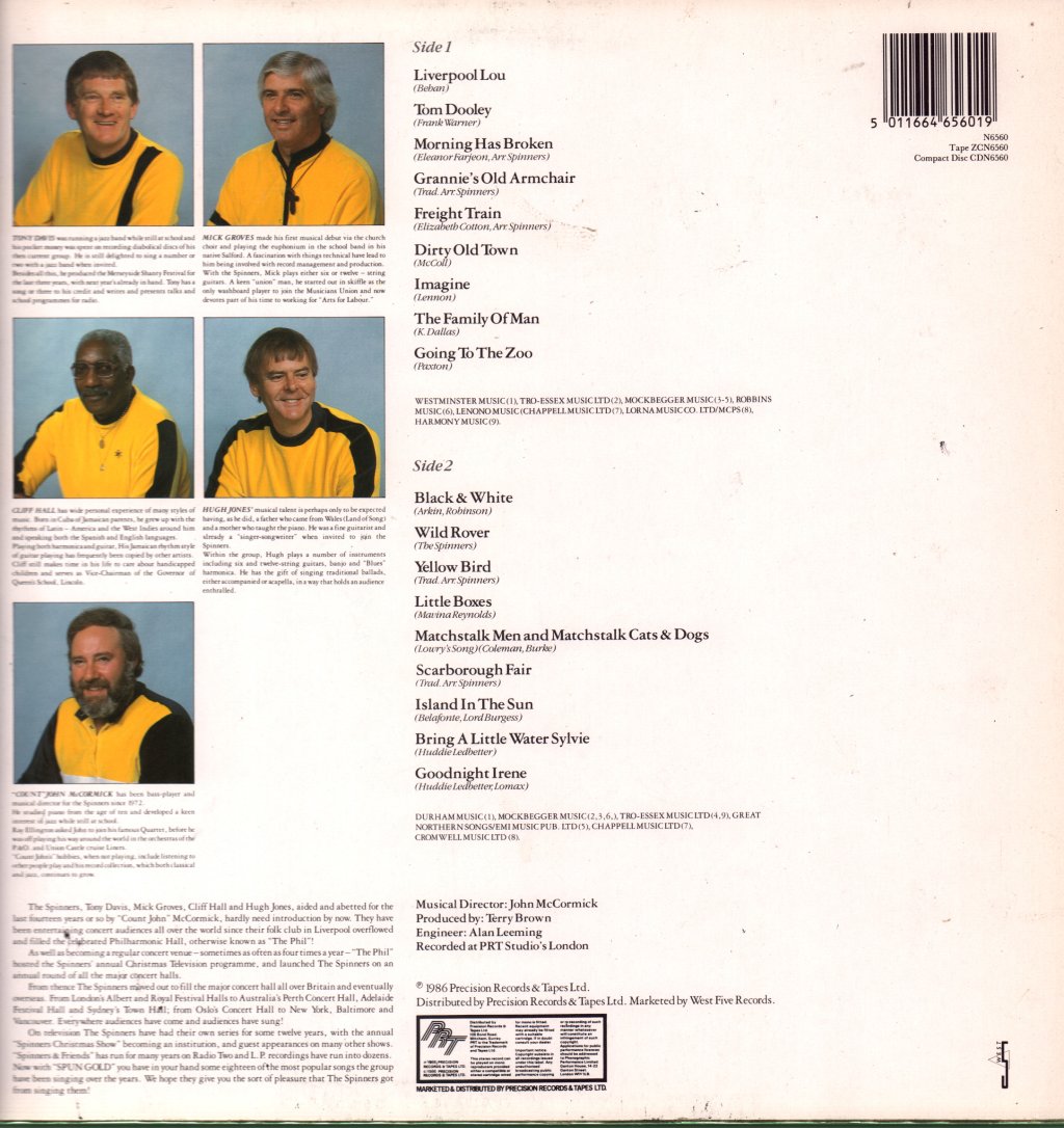 Spinners (Folk Group) - Spun Gold (Very Best Of) - Lp
