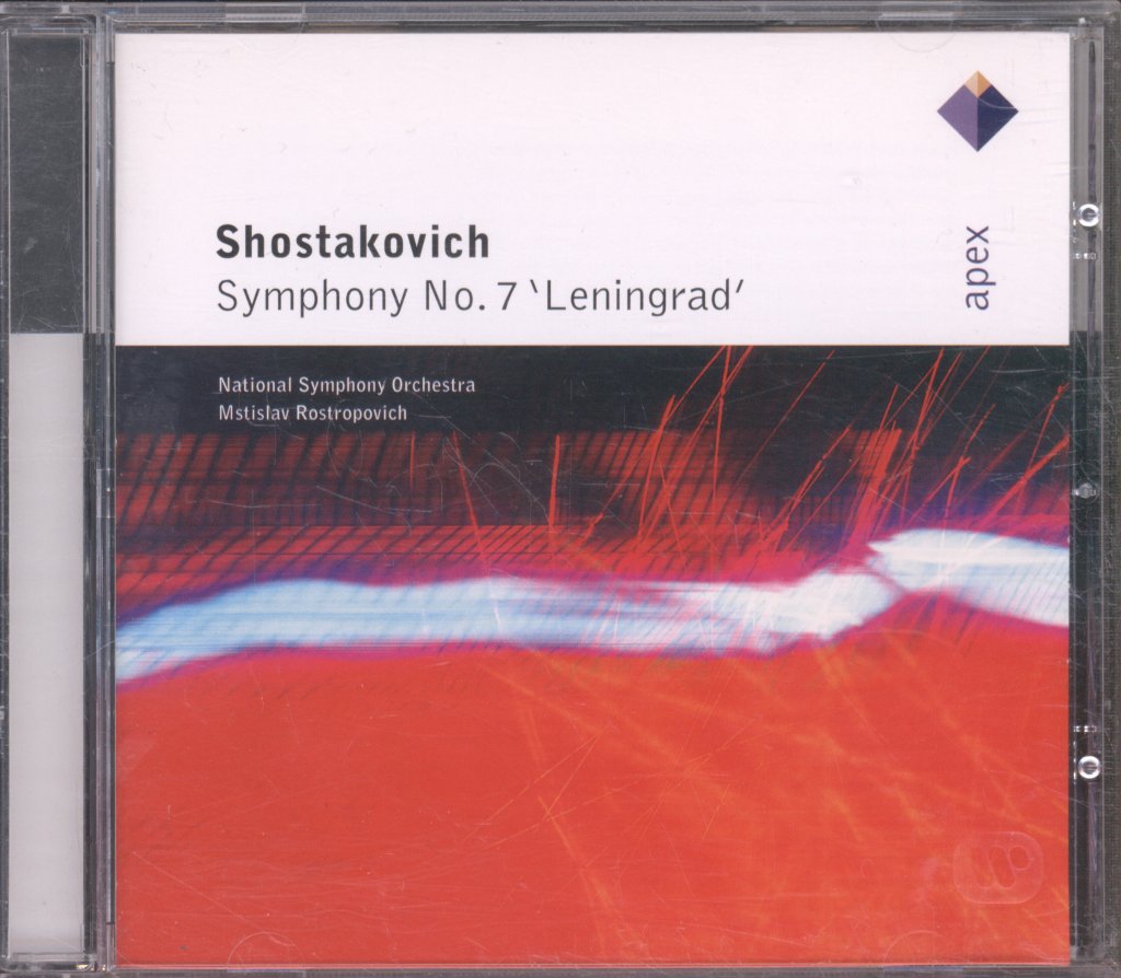 National Symphony Orchestra, Mstislav Rostropovich - Shostakovich - Symphony No. 7 in C Major, Op. 60 "Leningrad" - Cd