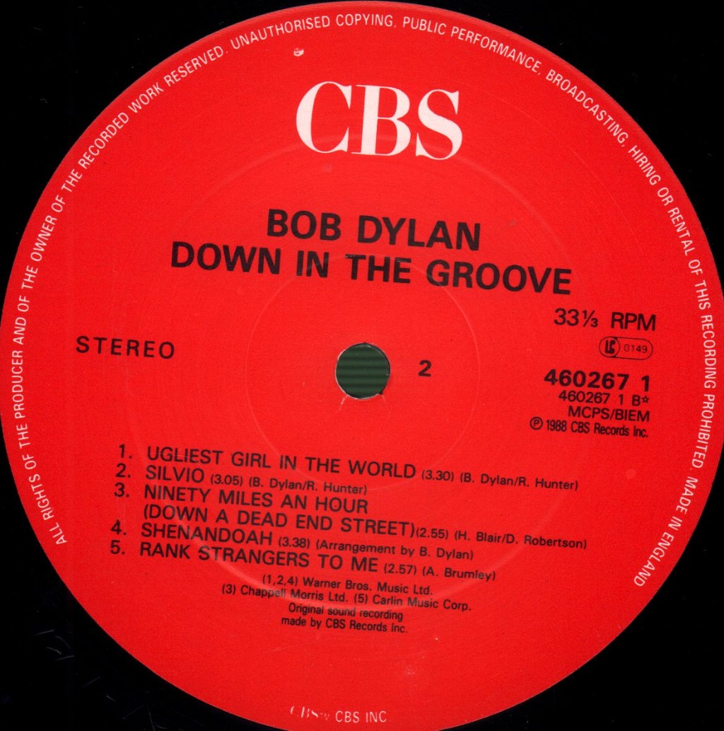 Bob Dylan - Down In The Groove - Lp