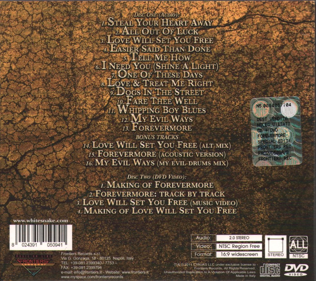 Whitesnake - Forevermore - Cd Set