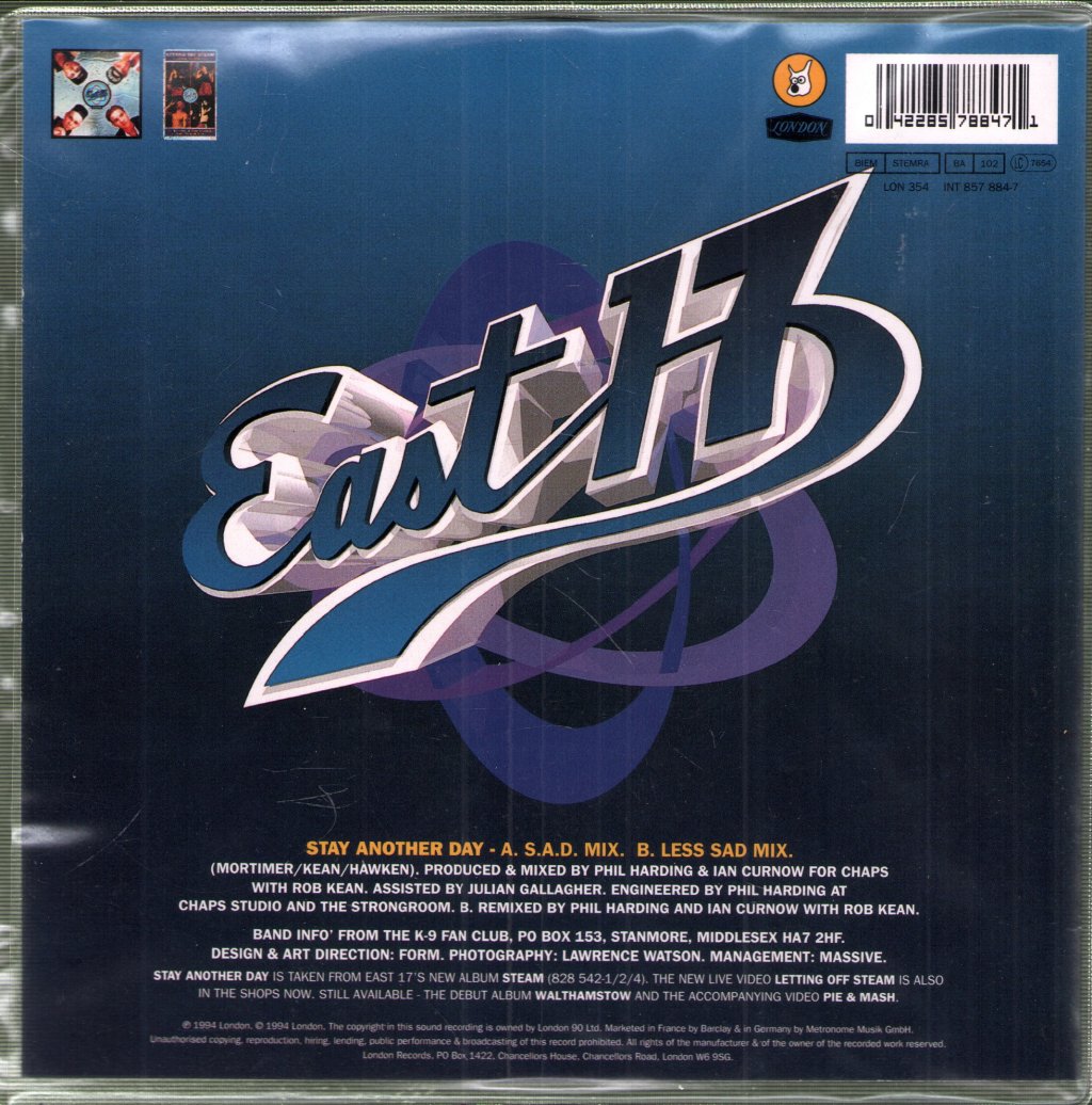 East 17 - Stay Another Day - 7 Inch