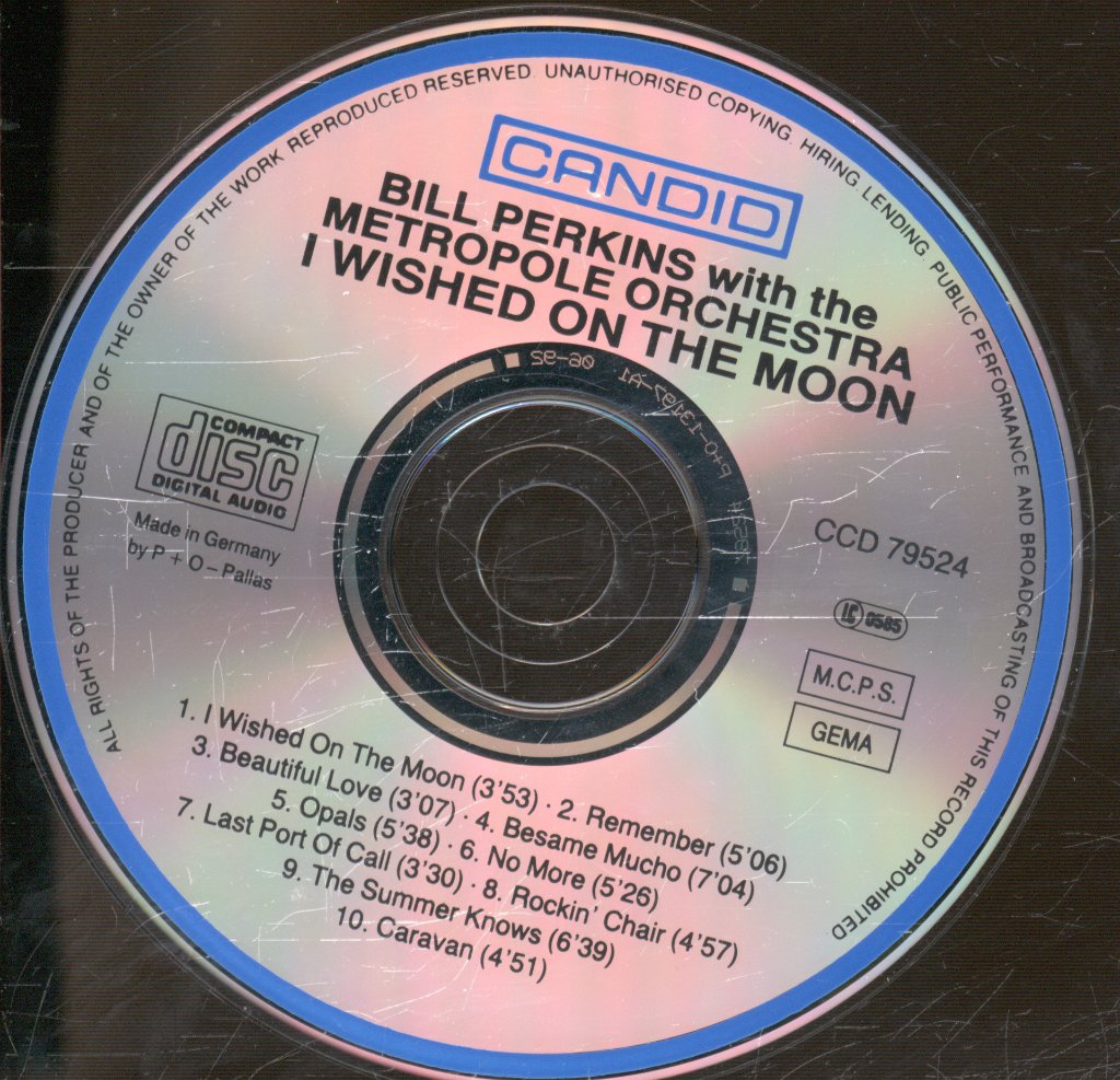 Bill Perkins - I Wish On The Moon - Cd