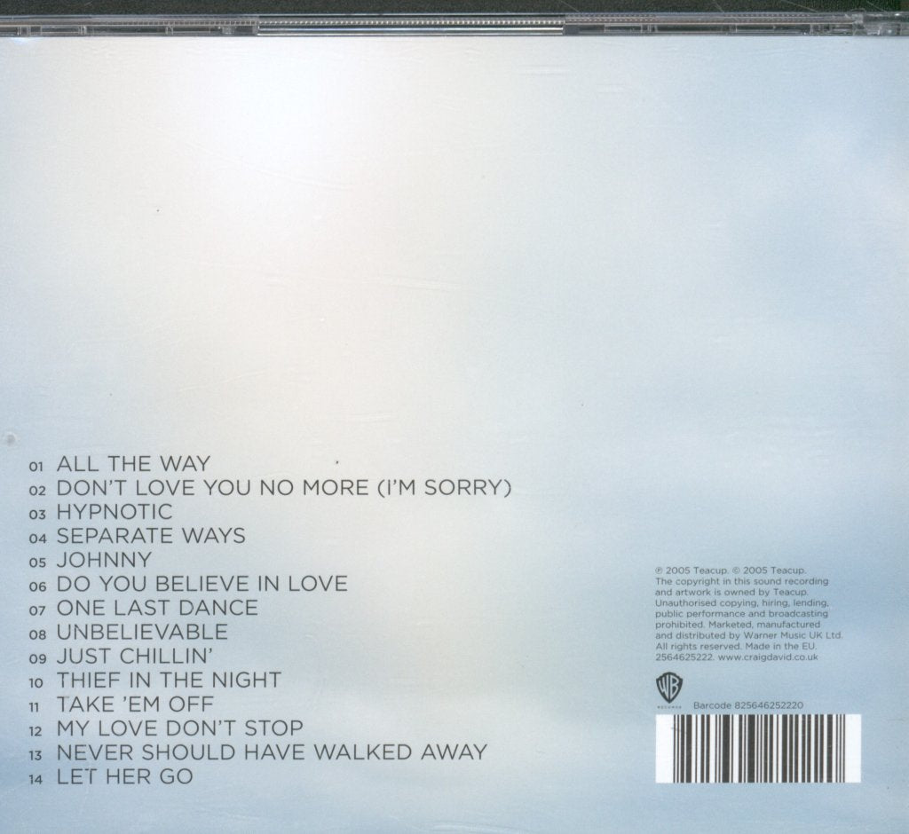 Craig David - Story Goes - Cd