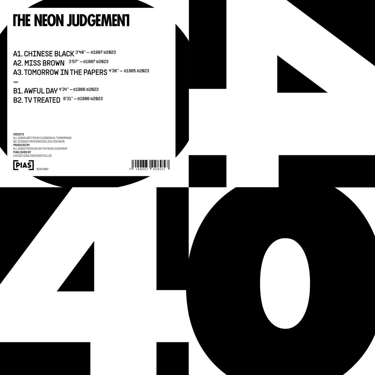 Neon Judgement - [pias] 40 - 12 Inch