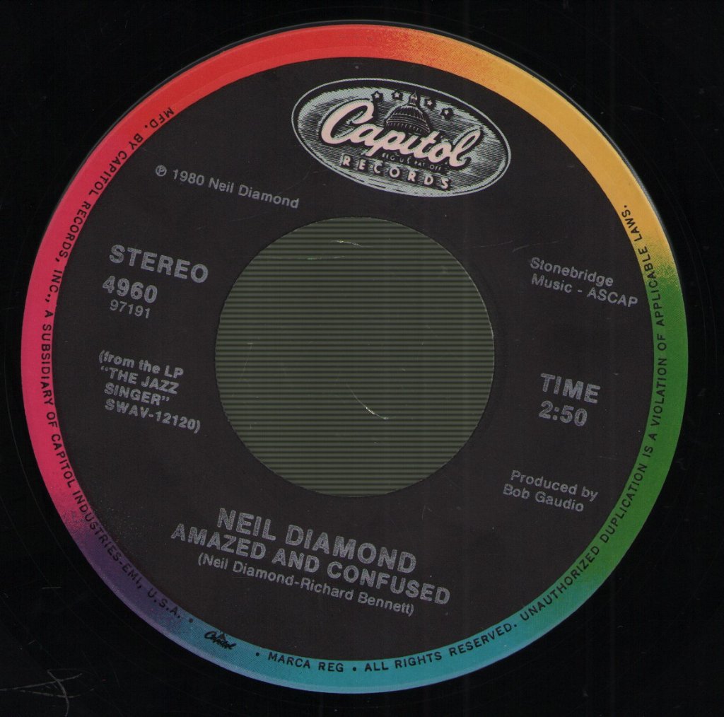 Neil Diamond - Hello Again - 7 Inch