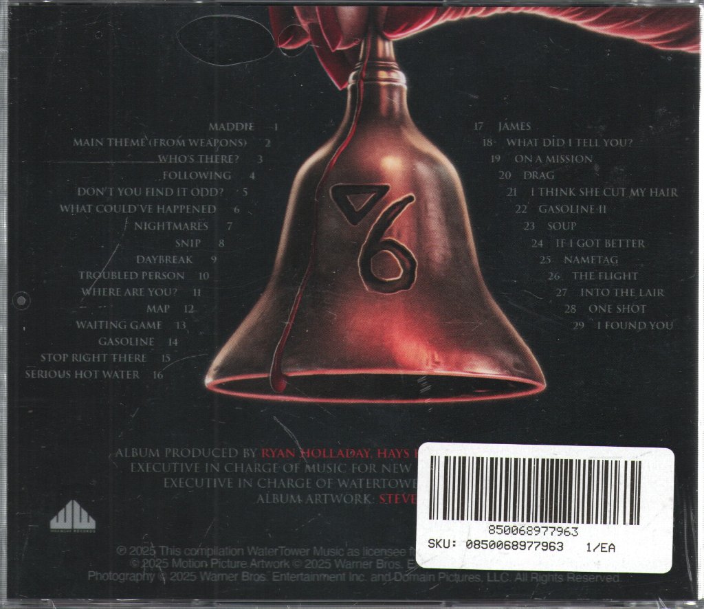 Ryan Holladay, Hays Holladay & Zach Cregger - Weapons (Original Motion Picture Soundtrack) - Cd