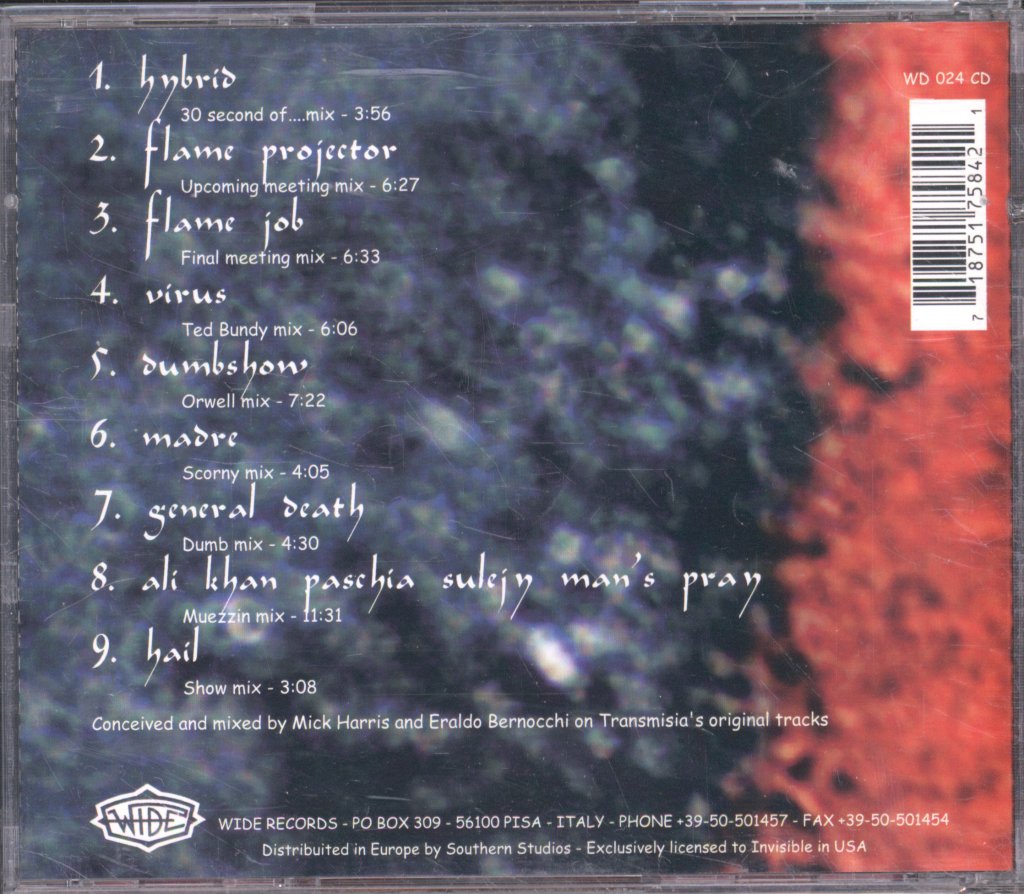Transmisia - Frigid Prose - Cd
