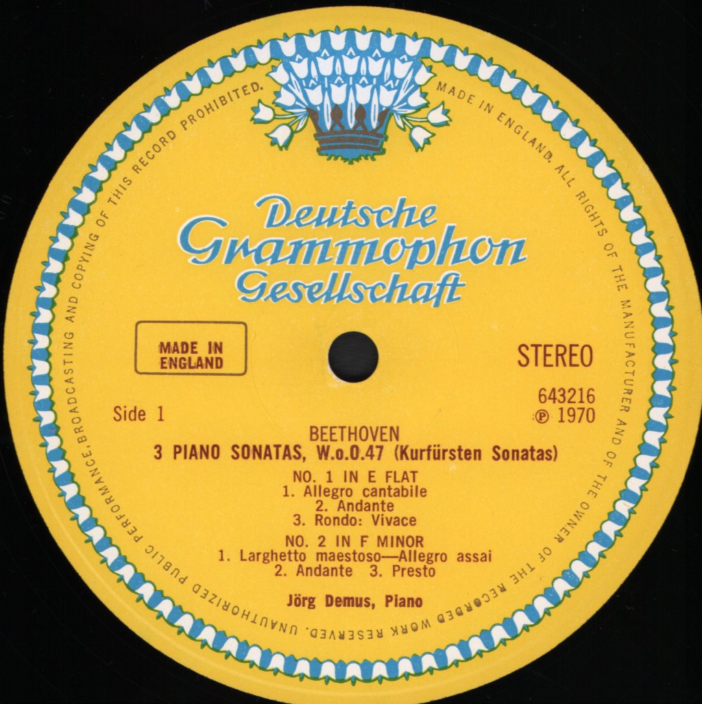 Joerg Demus and Norman Shetler - Young Beethoven - Lp