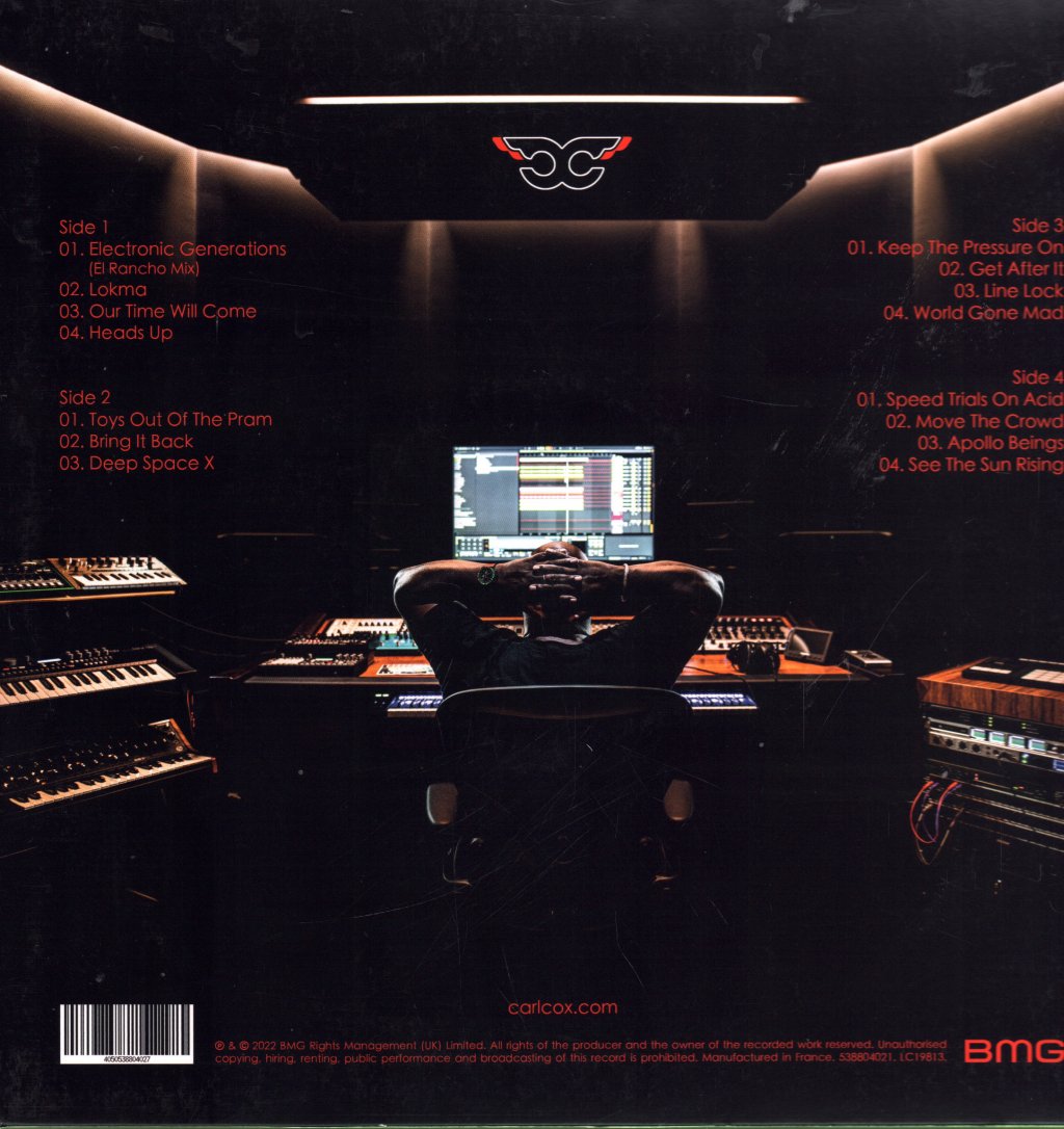 Carl Cox - Electronic Generations - Double Lp