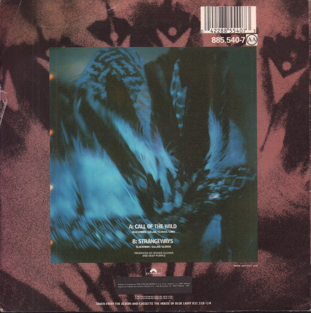Deep Purple - Call Of The Wild - 7 Inch