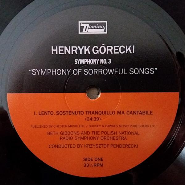 Beth Gibbons and the polish national radio symphony orchestra - gorecki Symphony No. 3 Symphony Of Sorrowful Songs Op. 36 - Lp