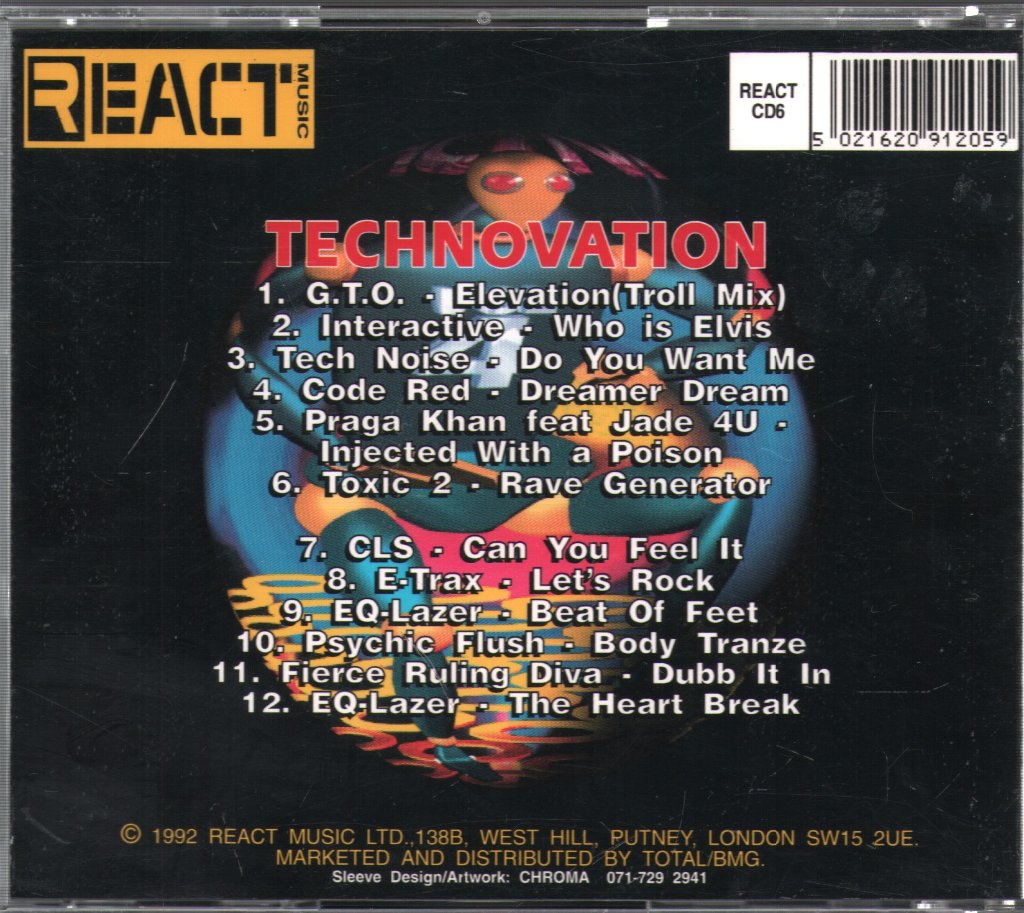 Various Artists - Reactivate Vol 4 - Technovation - Cd