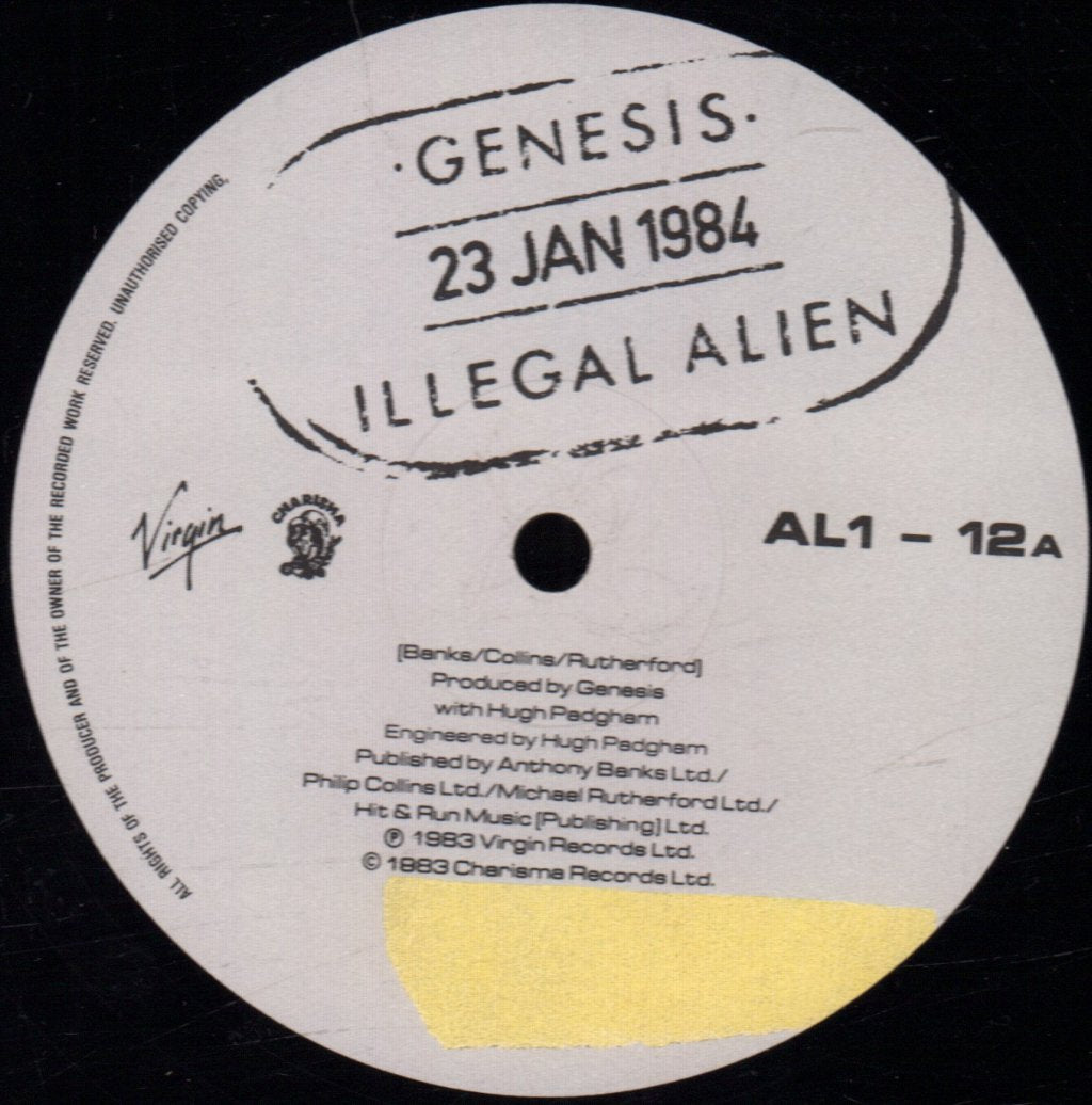 Genesis - Illegal Alien - 12 Inch