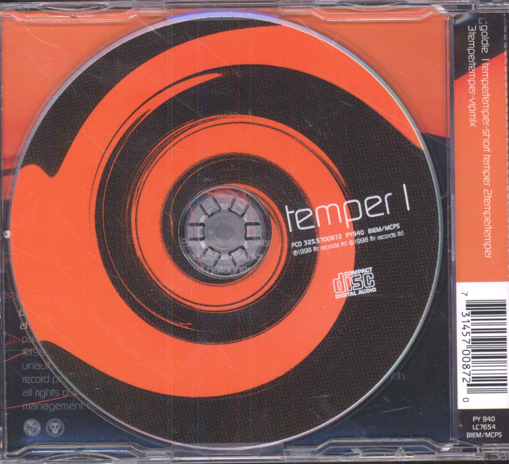Goldie - Temper Temper - Cd