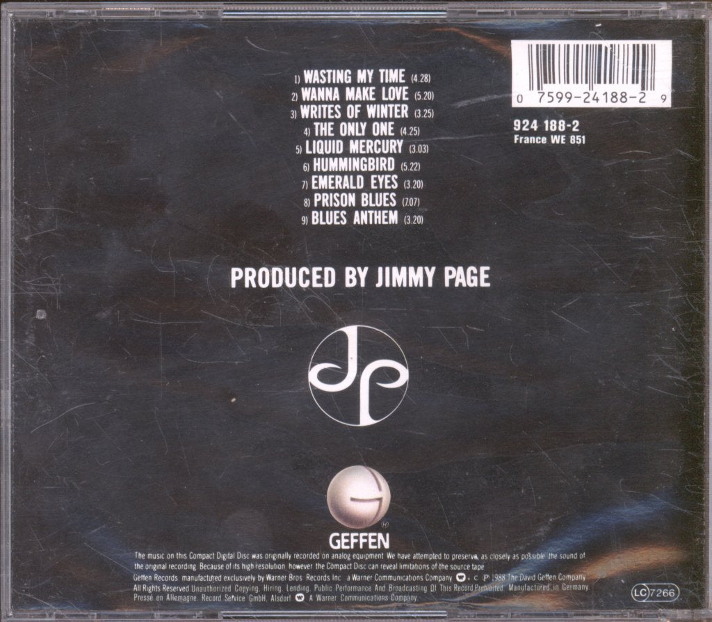 Jimmy Page - Outrider - Cd