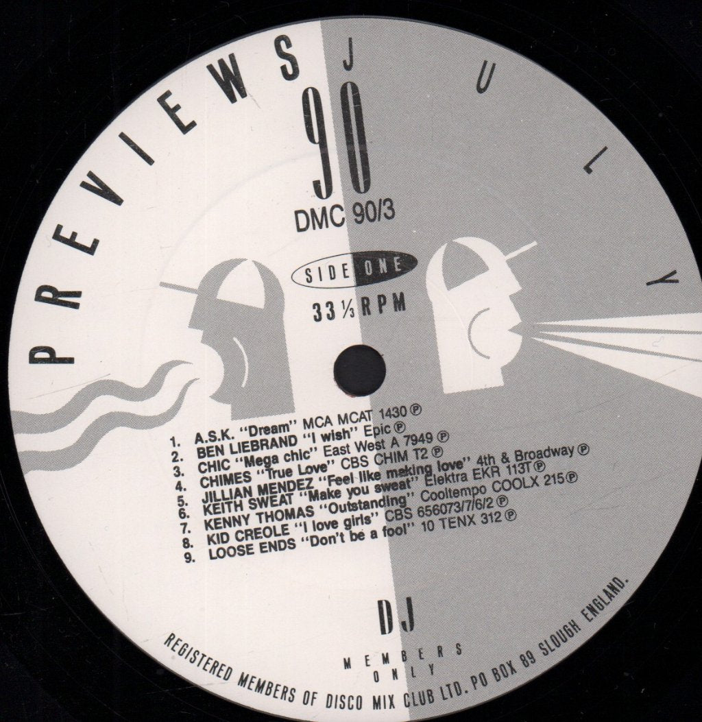 Various Artists - July 90 Previews - Lp