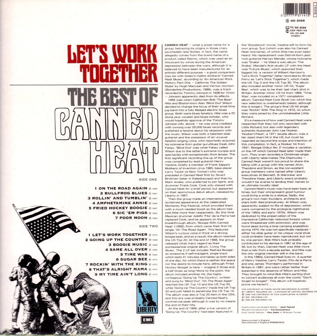 Canned Heat - Let's Work Together (Best Of) - Lp