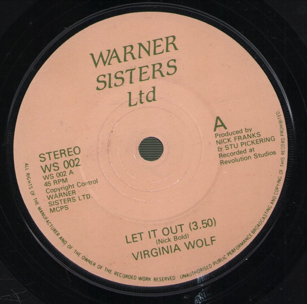 Virginia Wolf - Let It Out / Lady - 7 Inch