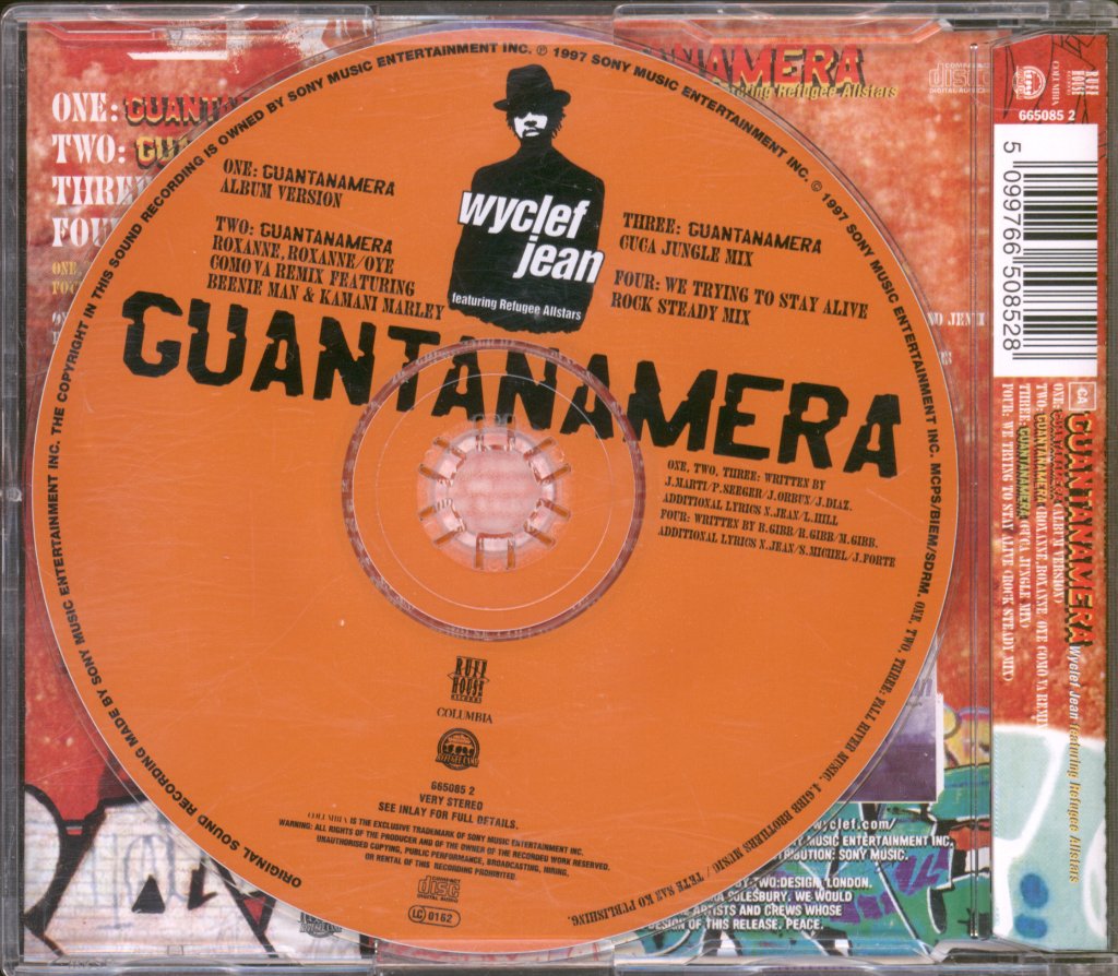 Wyclef Jean Featuring Refugee Allstars - Guantanamera - Cd