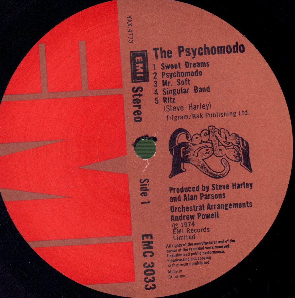 Steve Harley And Cockney Rebel - Psychomodo - Lp