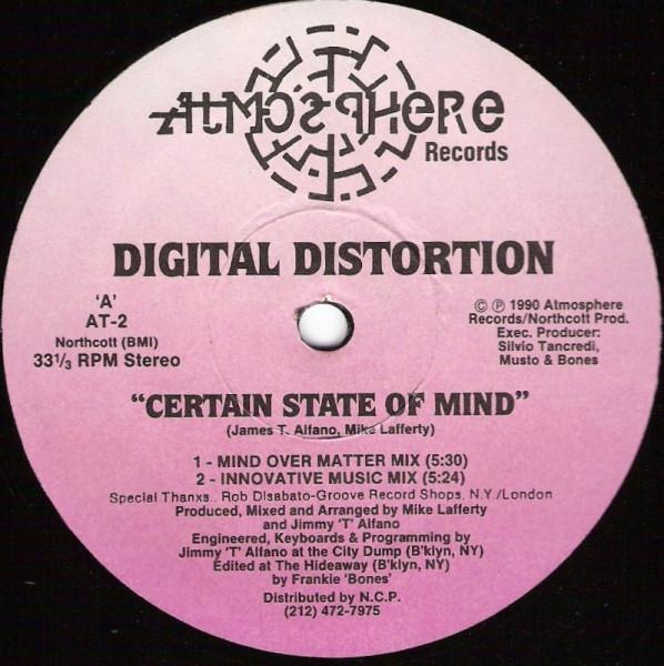Digital Distortion - Certain State Of Mind - 12 Inch