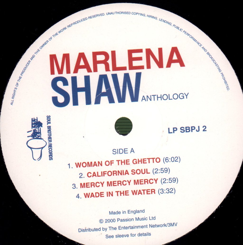 Marlena Shaw - Anthology - Double Lp