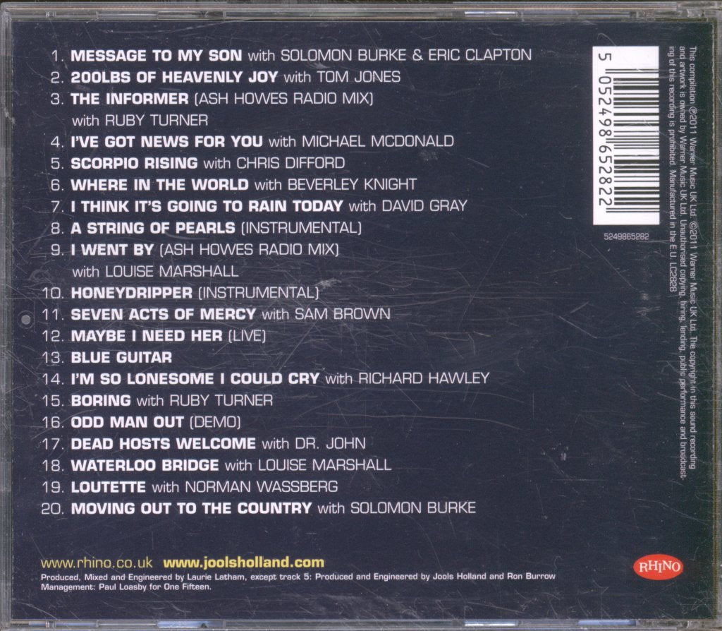 Jools Holland And His Rhythm & Blues Orchestra - Finding The Keys · The Best Of Jools Holland & His Rhythm & Blues Orchestra - Cd