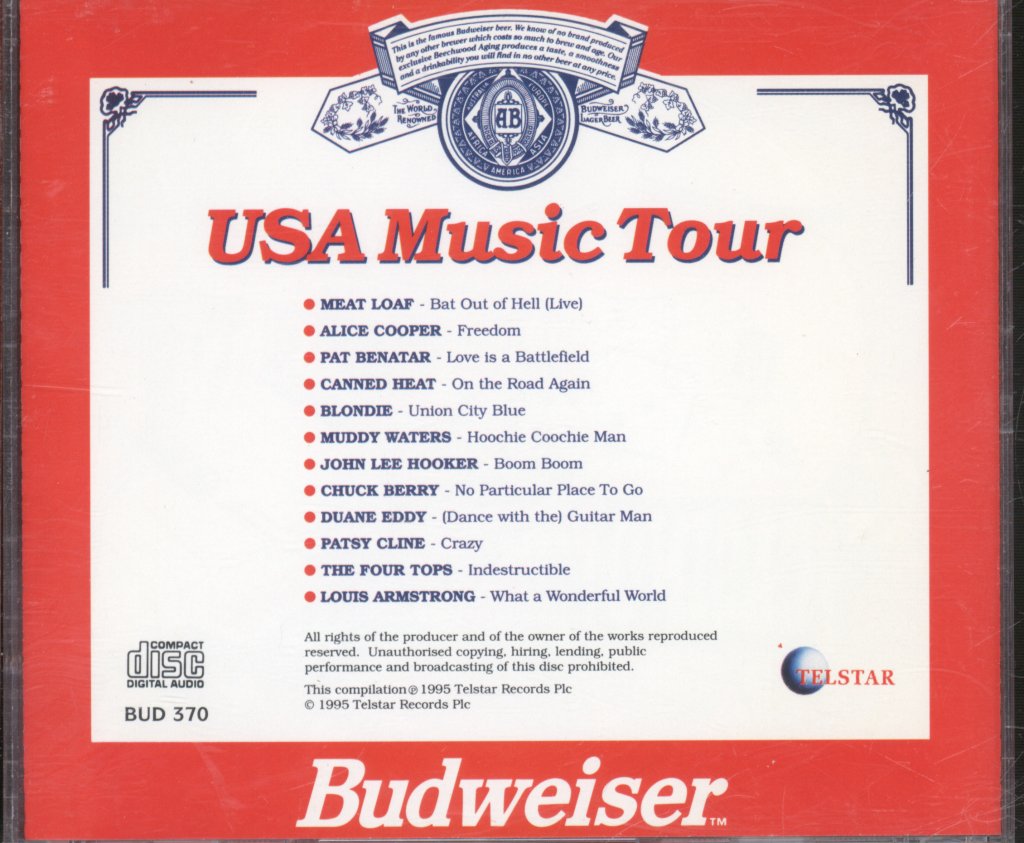 Various Artists - Budweiser USA Music Tour - Cd