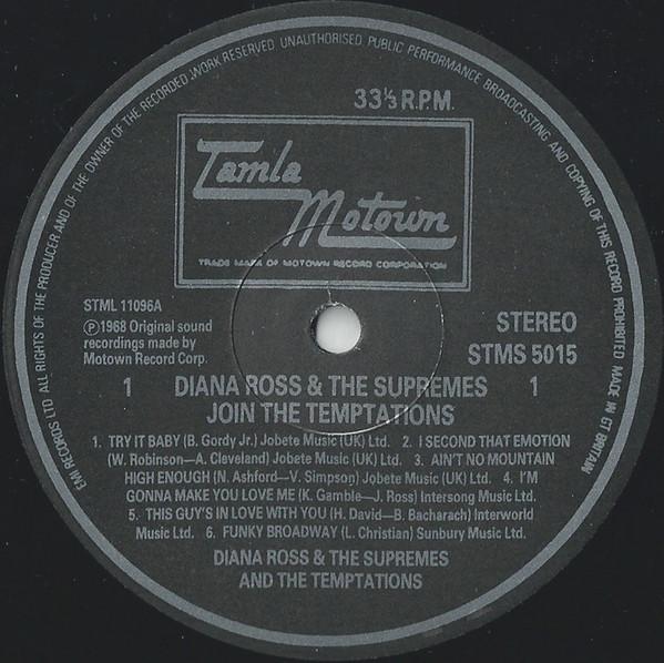Diana Ross And The Supremes And The Temptations - Diana Ross & The Supremes Join The Temptations - Lp