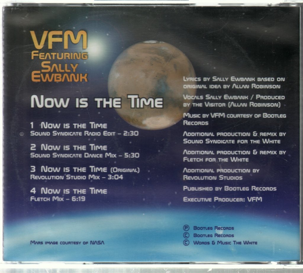 Vfm Featuring Sally Ewbank - Now Is The Time - Cd