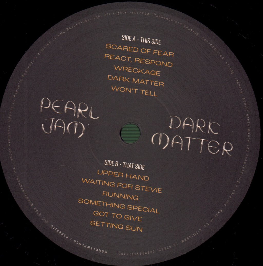 Pearl Jam - Dark Matter - Lp