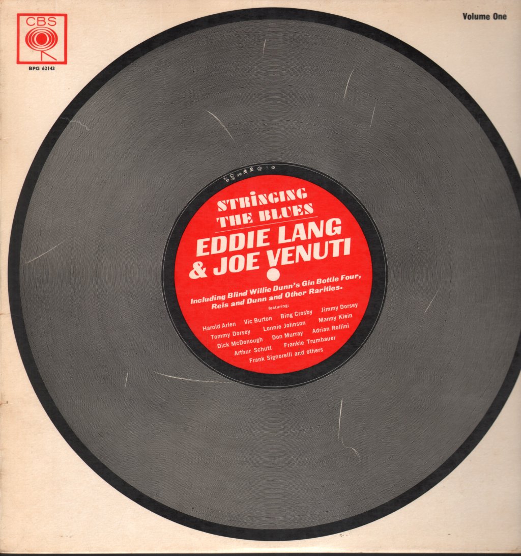 Eddie Lang and Joe Venuti - Stringing The Blues Volume One - Lp