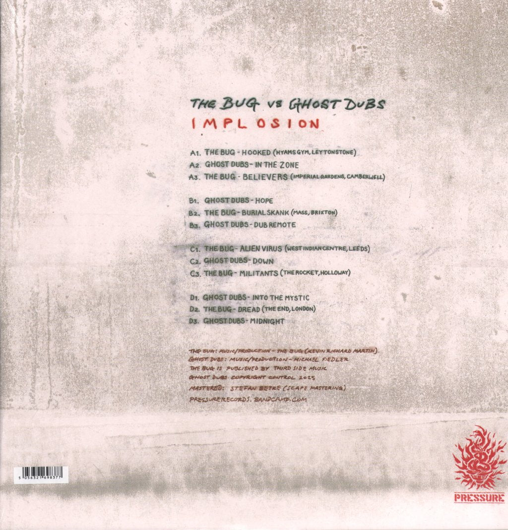 The Bug vs Ghost Dubs - Implosion - Double Lp
