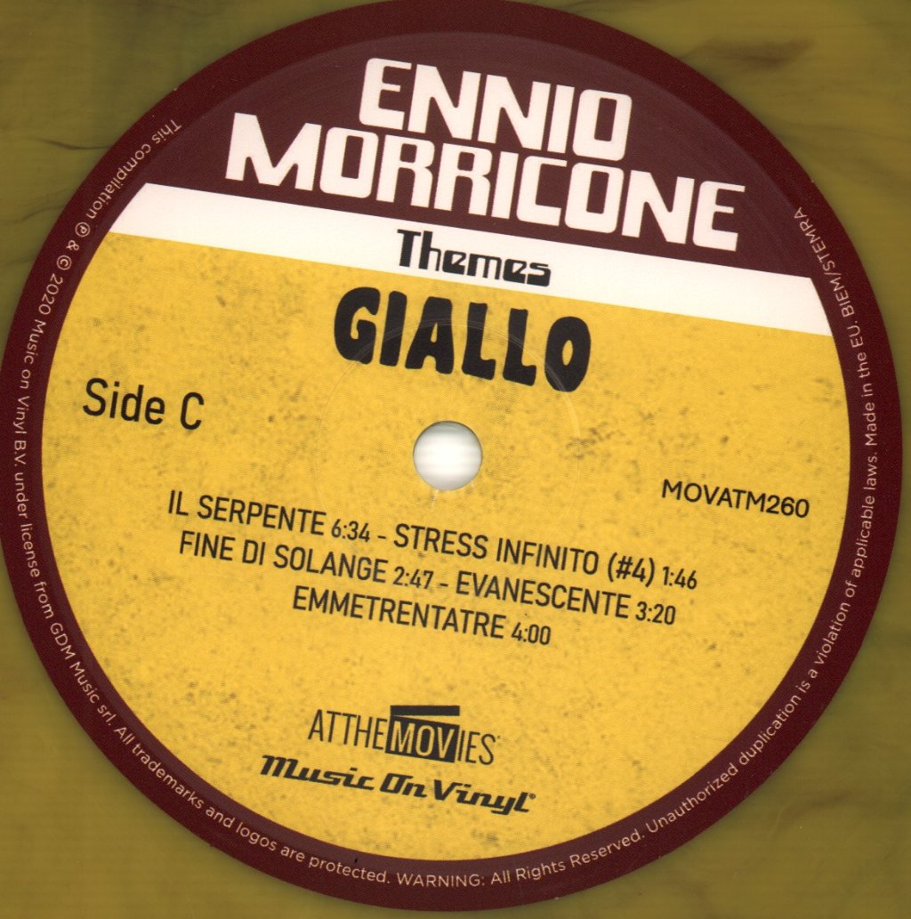 Ennio Morricone - Giallo - Double Lp